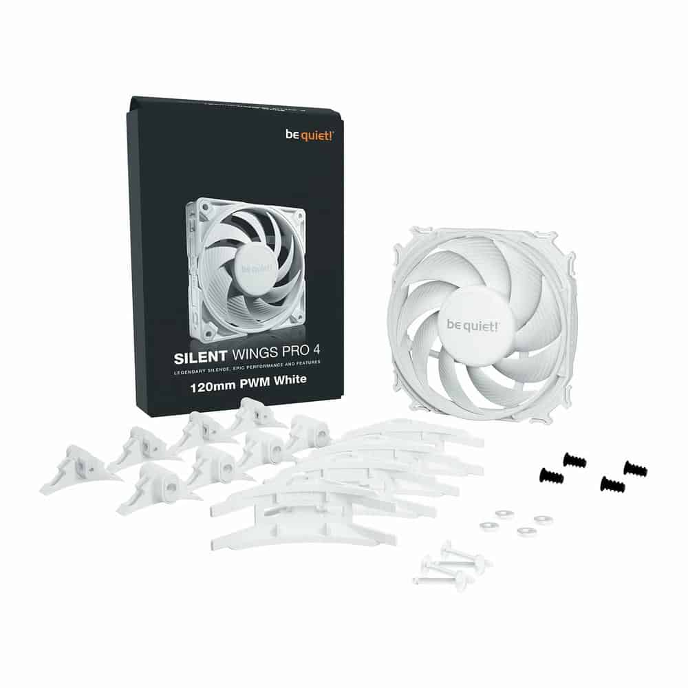 (image for) be quiet! 120mm Silent Wings Pro 4 PWM White Fan